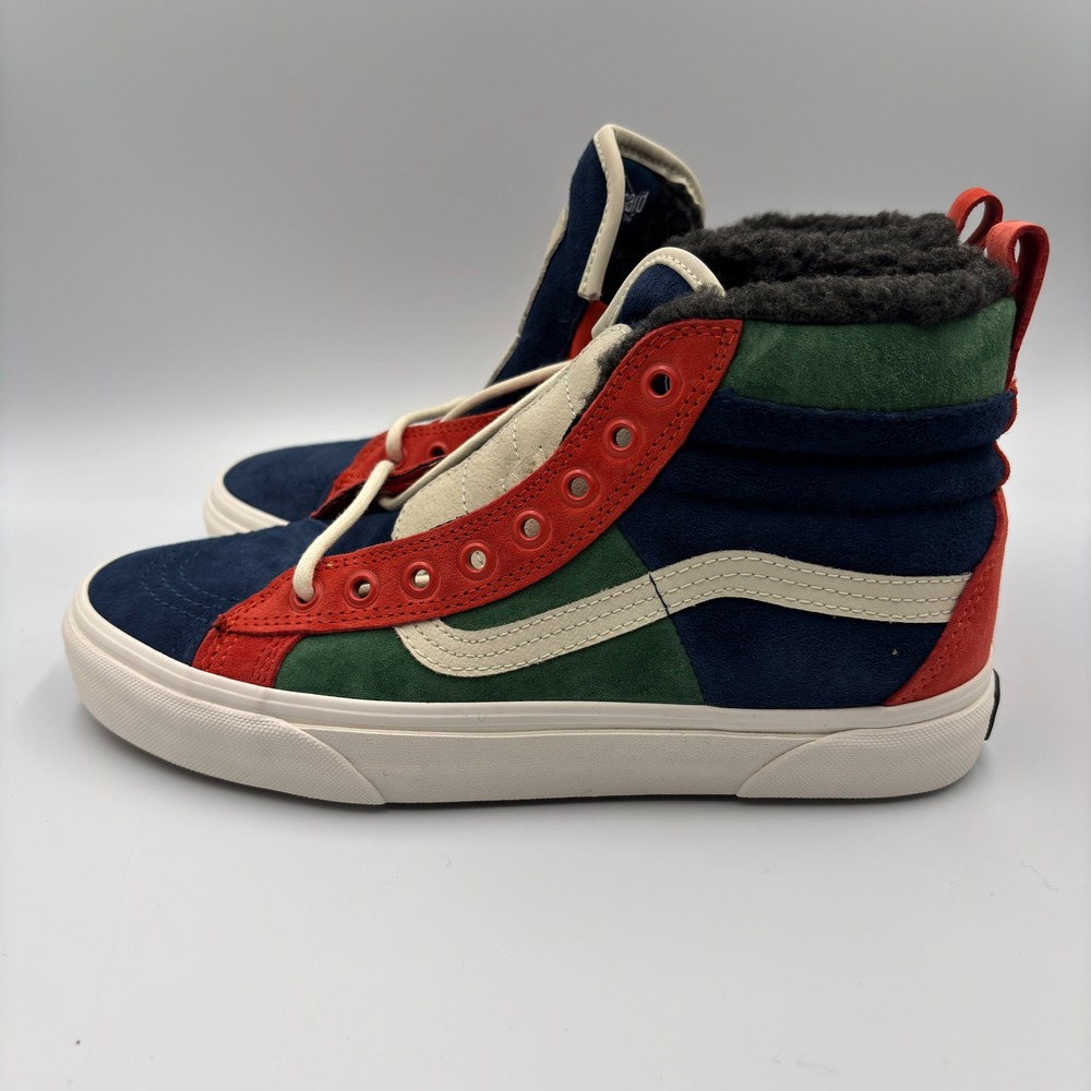 Vans Sk8-Hi MTE Multi Color Suede High Top Sneakers Men 9 Women 10.5 NEW - Picture 6 of 8